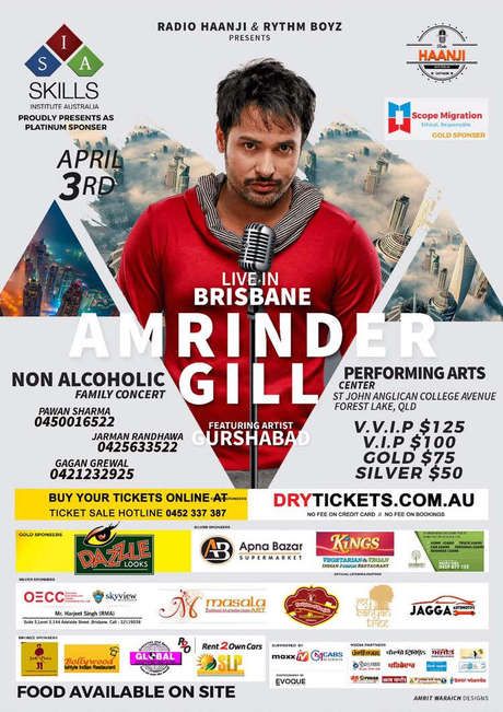 Amrinder Gill Live In Brisbane 2017