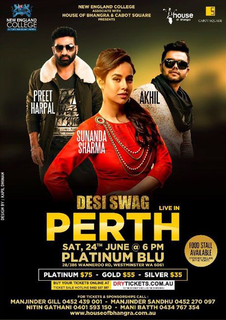 Desi Swag Live In Perth 2017