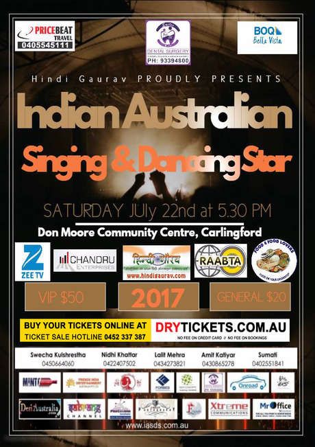 Indian Australian Singing & Dancing Star 2017 In Sydney