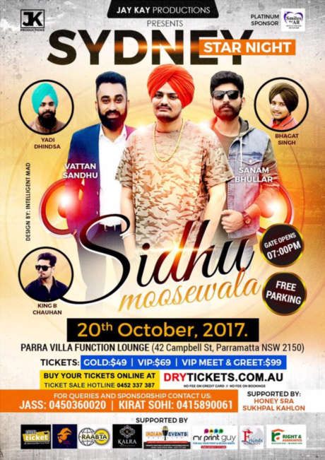 Sydney Star Night - Sidhu Moose Wala Live