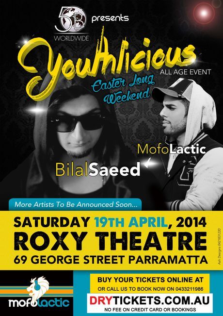 Youthlicious Bilal Saeed Sydney Live