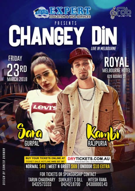 Changey Din Live In Melbourne