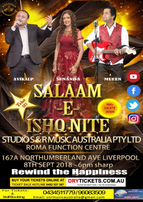 Salaam-E-Ishq Nite In Sydney