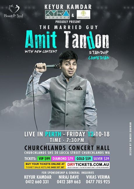 Amit Tandon Live In Perth 2018