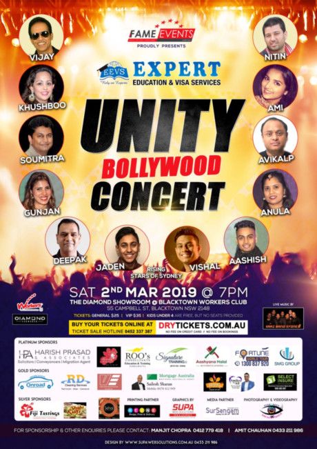 Unity Bollywood Concert 2019