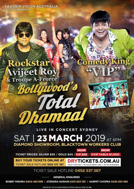 Bollywood's TOTAL DHAMAAL Live In Concert Sydney