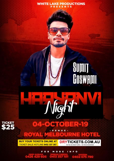 Haryanvi Night - Sumit Goswami Live In Melbourne