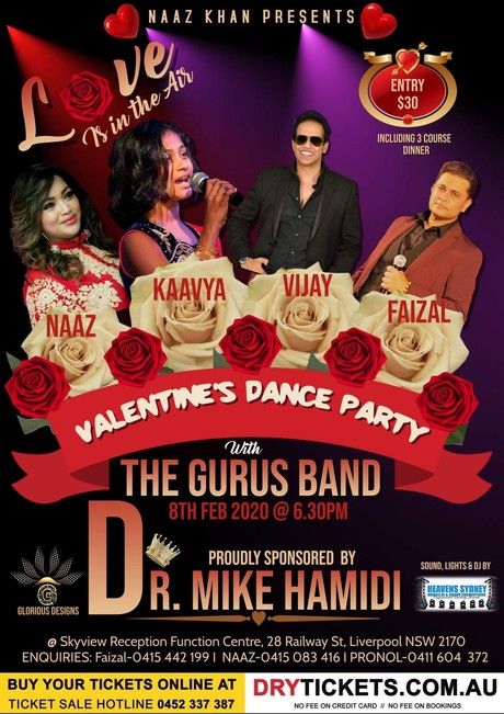 Valentine's Dance Party with The Gurus Band