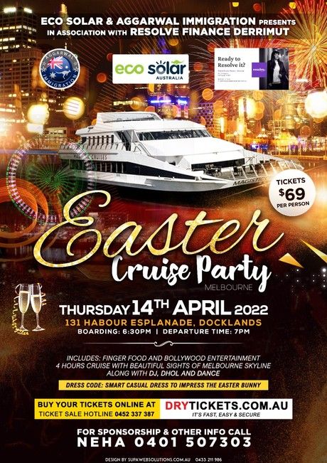 Easter Cruise Party In Melbourne 2022