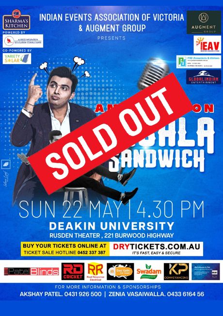 Amit Tandon - Masala Sandwich Live In Melbourne 2022