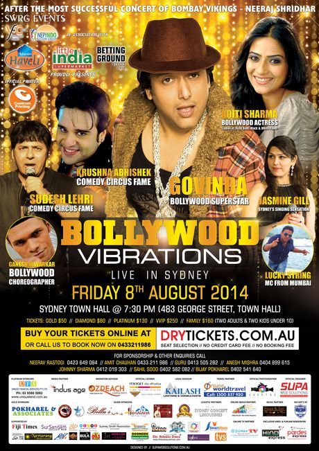 Bollywood Vibrations Live In Sydney