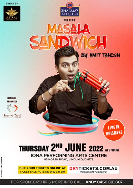 Masala Sandwich by Amit Tandon Live In Brisbane 2022