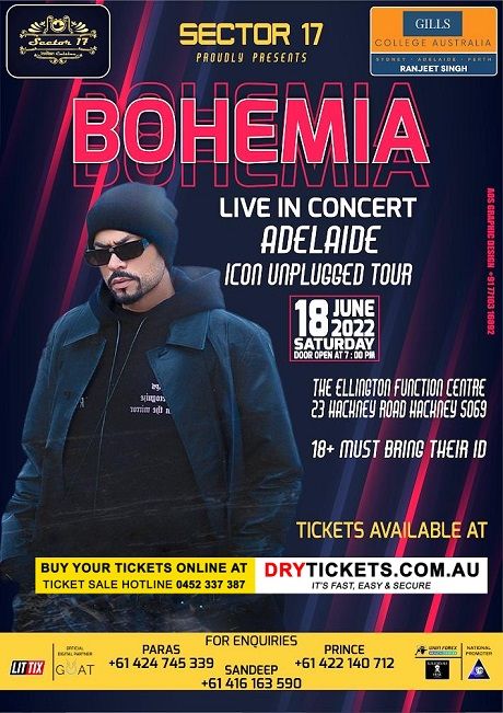 Bohemia Live In Concert Adelaide