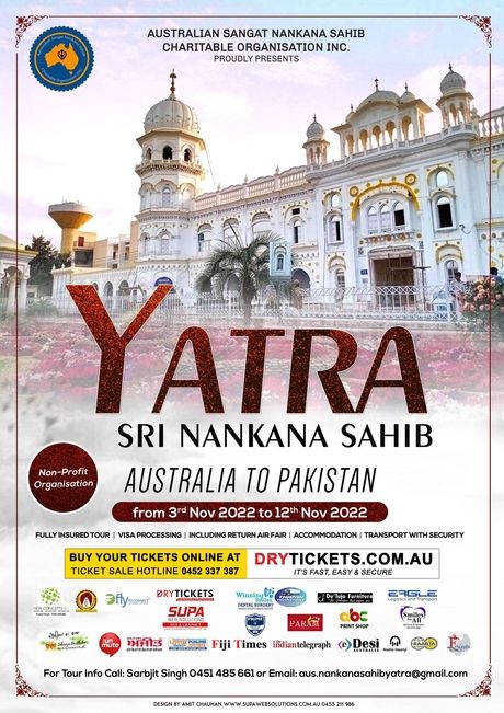 Yatra Nankana Sahib 2022 - Australia To Pakistan 