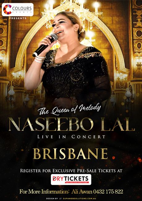 The Melody Queen Naseebo Lal Live in Concert Brisbane 2022