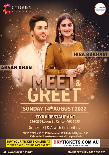 Meet & Greet with Ahsan Khan & Hiba Bukhari 2022
