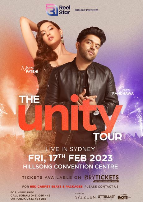 The Unity Tour By Guru Randhawa & Nora Fatehi Live In Sydney