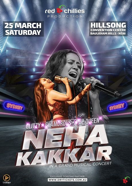 Neha Kakkar Live In Grand Musical Concert Sydney 2023 FORM