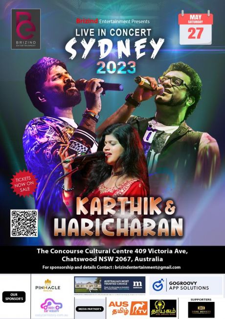 Karthik & Haricharan Live In Concert In Sydney