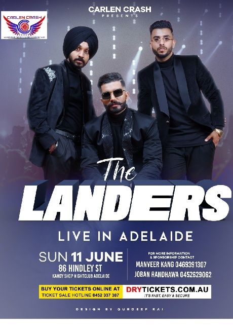 The Landers Live In Adelaide