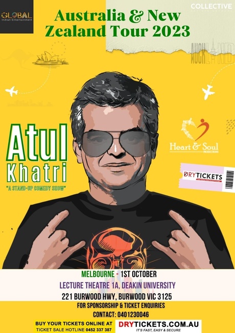 Atul Khatri - A Stand-up Comedy Show - Melbourne 2023