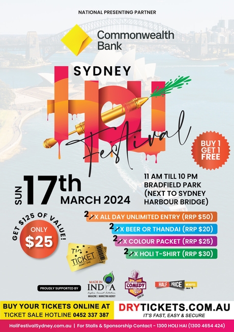 Holi Festival Sydney - Day 2 VIP Ticket