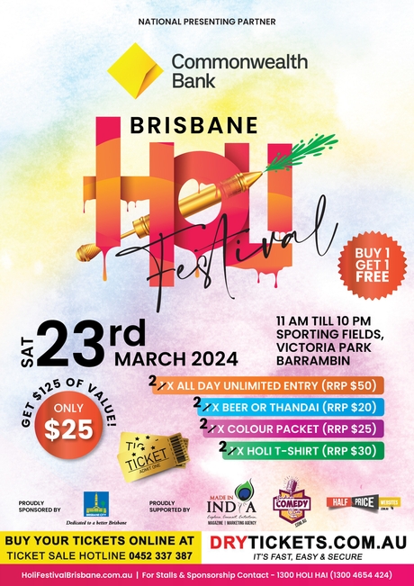 Holi Festival Brisbane - Day 1 VIP Ticket