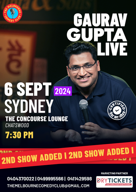 Gaurav Gupta Live In Sydney 2nd Show