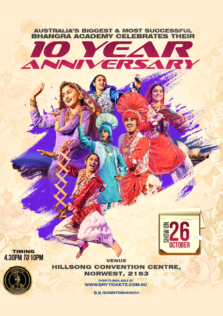 Down to Bhangra (DTB) Celebrating 10 Year of Anniversary In Sydney 2024