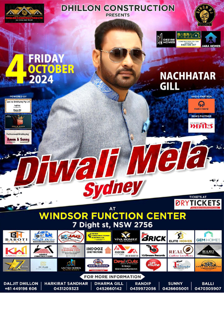 Nachhatar Gill - Diwali Mela In Sydney 2024