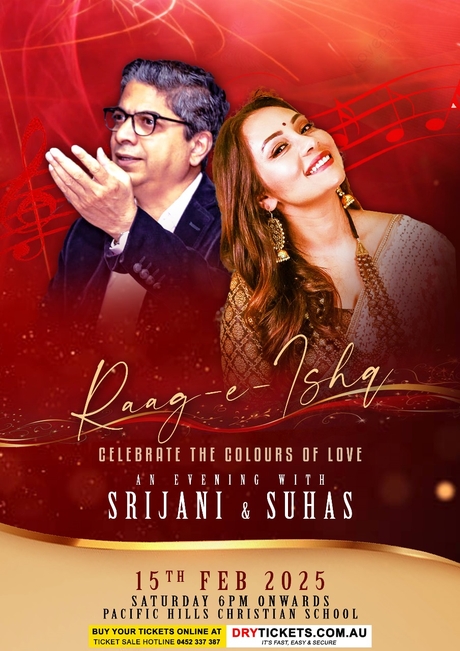 Raag-e-Ishq - An Evening with Srijani & Suhas In Sydney