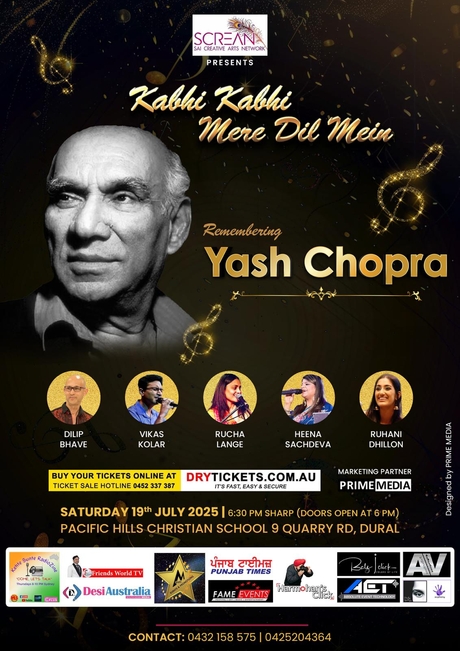 Kabhi Kabhi Mere Dil Main Remembering Yash Chopra Live In Sydney