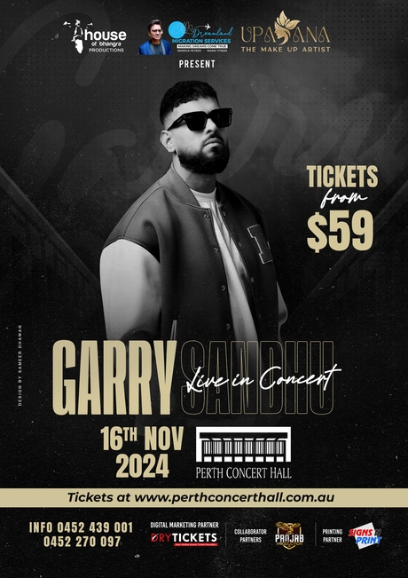 Garry Sandhu Live In Concert Perth 2024