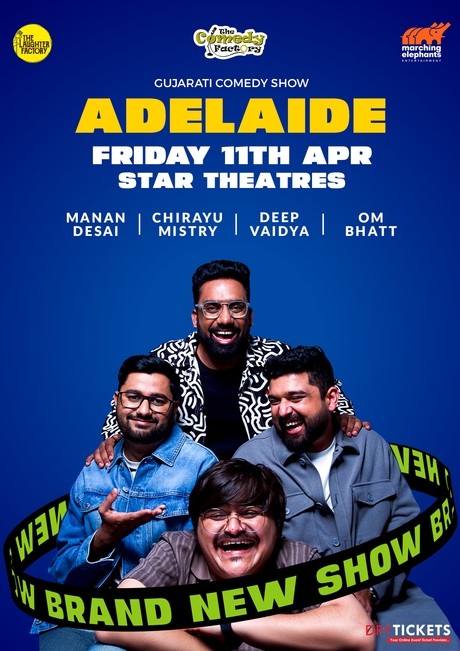 The Gujarati Comedy Factory Show In Adelaide 2025