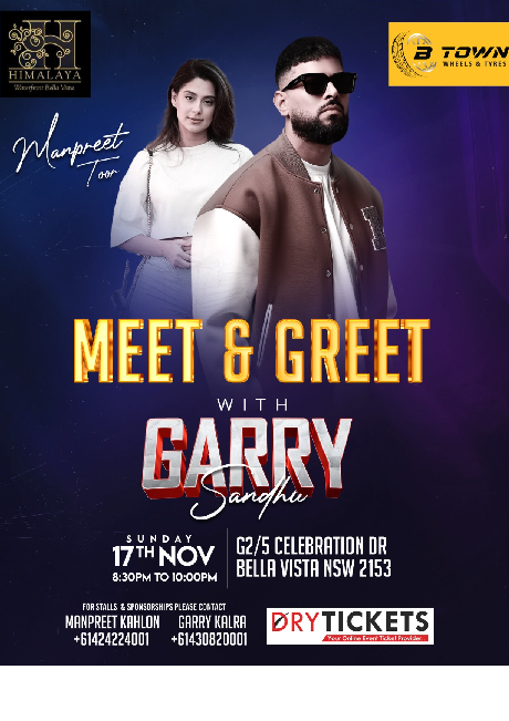 Meet & Greet with Garry Sandhu In Sydney 2024