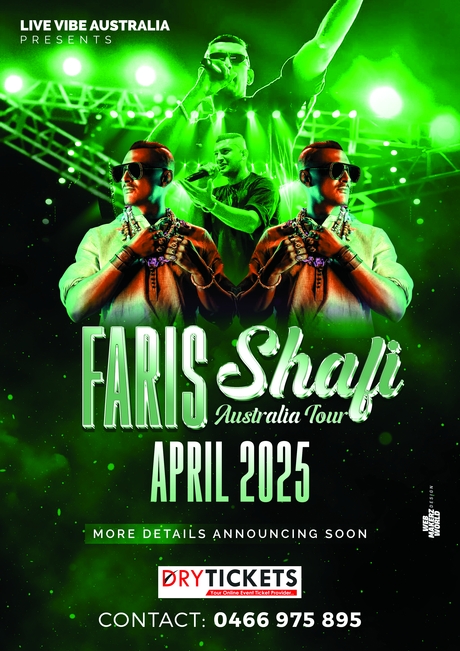 Faris Shafi Australia Tour 2025