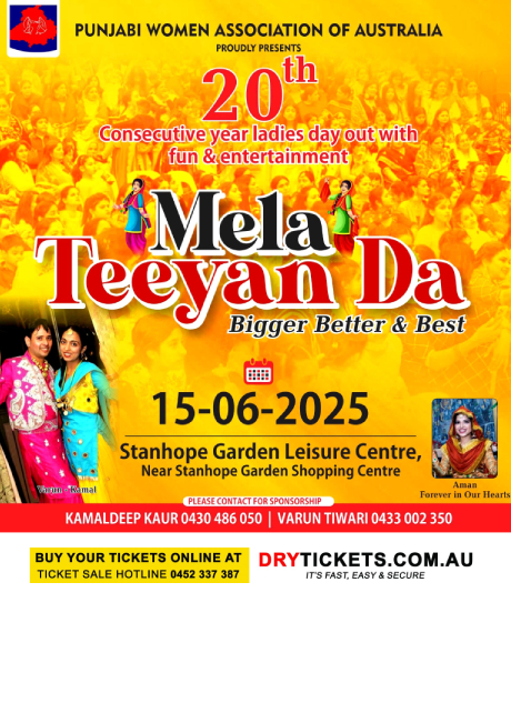 Mela Teeyan Da In Sydney 2025