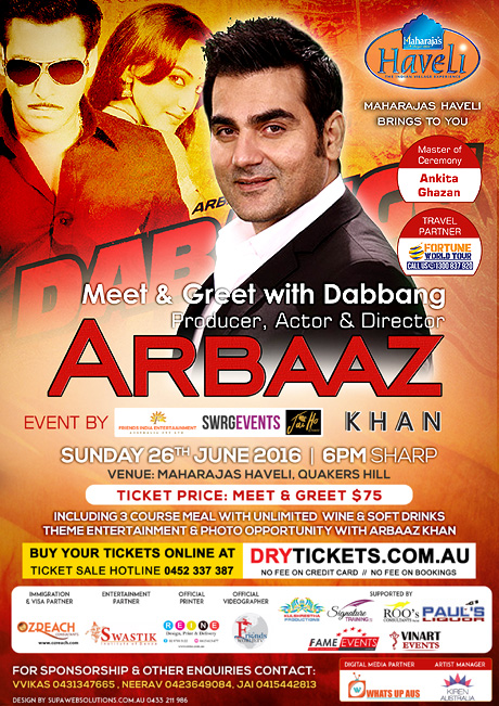 Meet & Greet Arbaaz Khan In Sydney