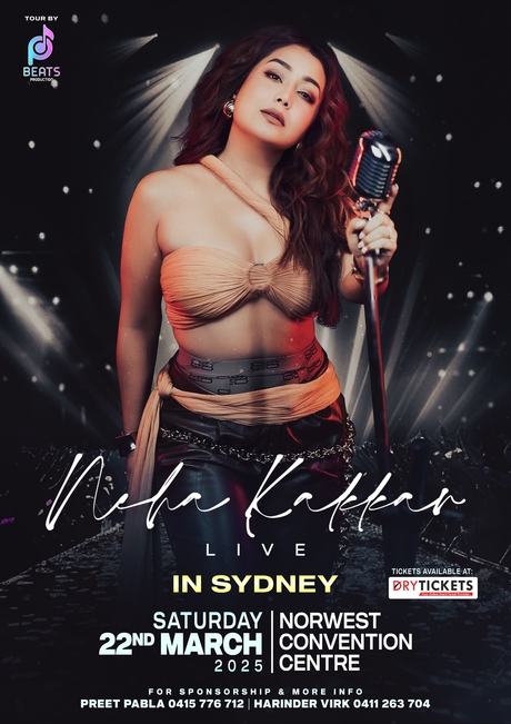 Neha Kakkar Live In Sydney 2025