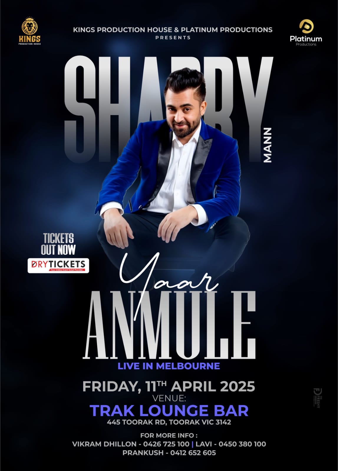 Sharry Mann YAAR ANMULLE Live In Melbourne 2025