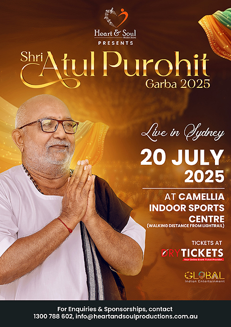 Shri Atul Purohit - GARBA 2025 Sydney (Sunday)