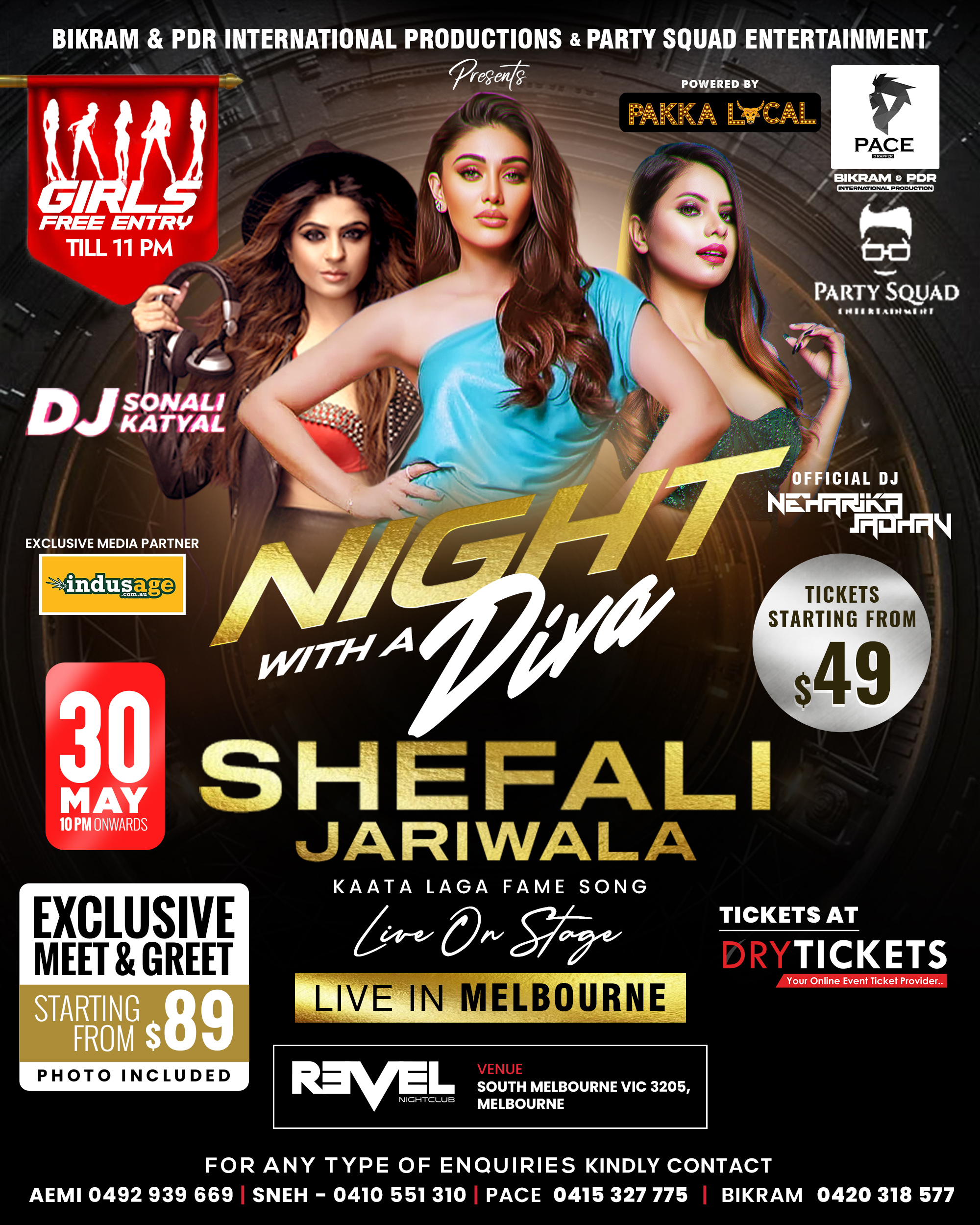 Villain Night With a Diva - Shefali Jariwala - Melbourne 2025