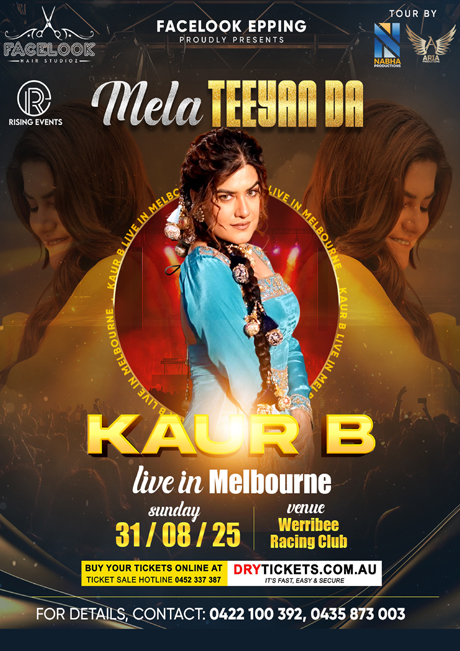 Mela Teeyan Da by Kaur B Live in Melbourne 2025