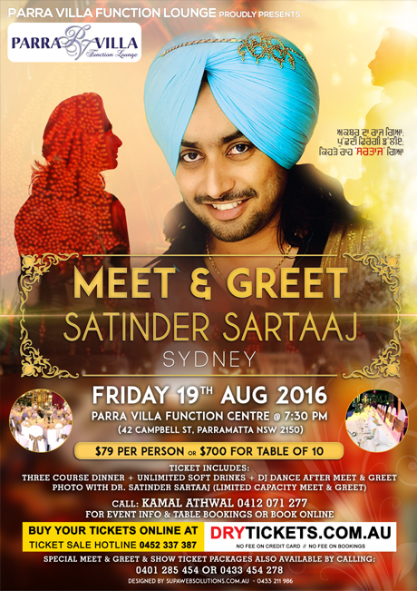 Meet & Greet with Satinder Sartaaj 2016