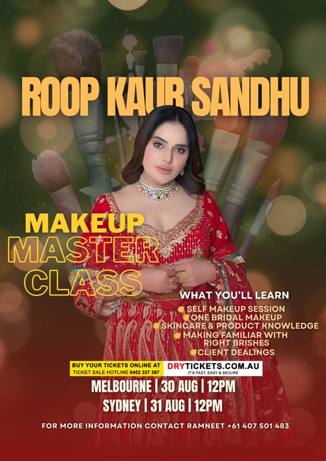 Makeup Master Class by Roop Kaur Sandhu - Live in Melbourne 2025