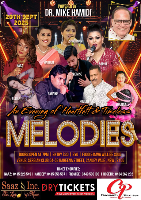 An evening of heartfelt & timeless melodies - Live in Sydney 2025