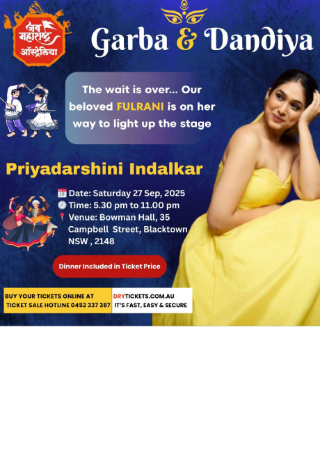 Garba & Dandiya with The Marathi Movie Celebrity In Sydney