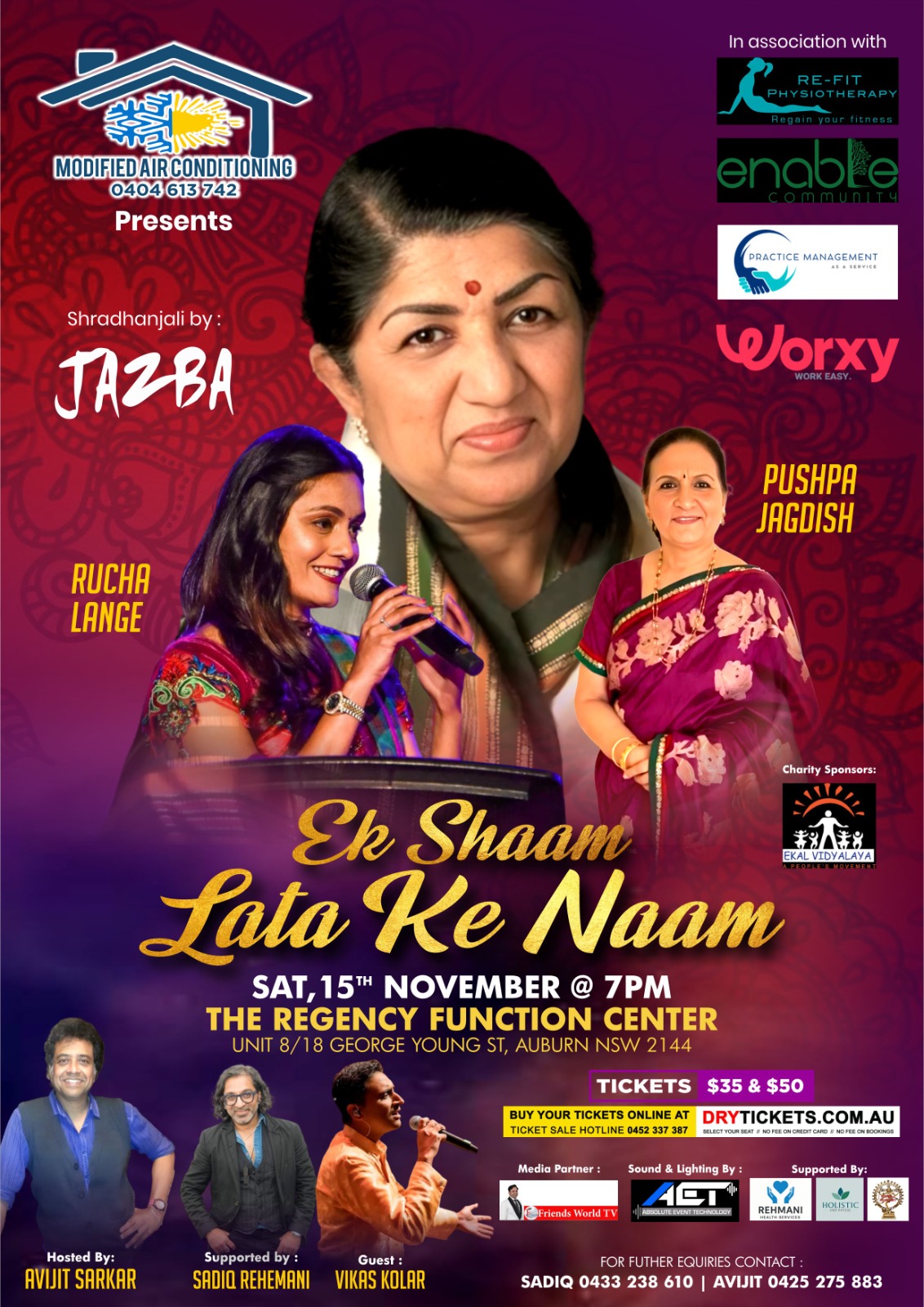 Ek Shaam Lata Ke Naam In Sydney 2025