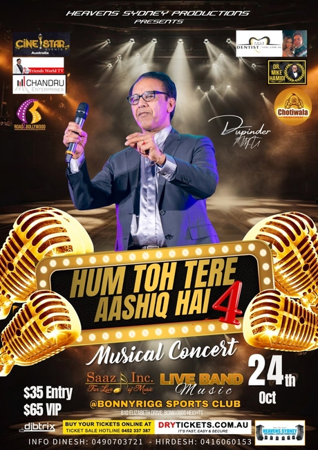 Hum Toh Tere Aashiq Hai Season 4 Live in Concert Sydney 2026