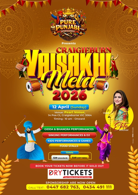 Craigieburn Vaisakhi Mela In Melbourne 2026